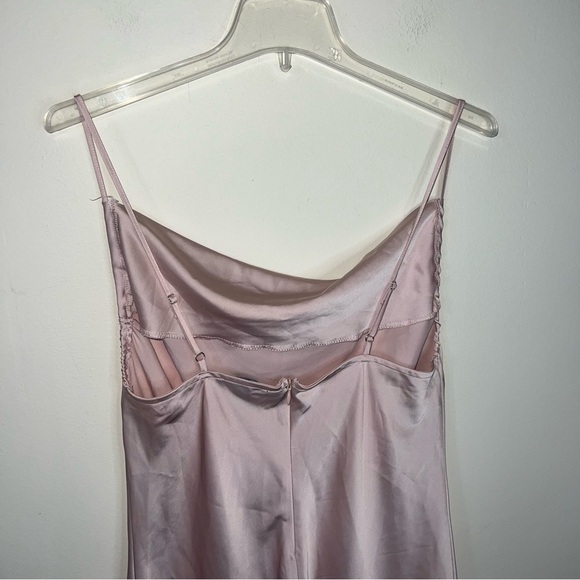 Forever 21 Slip Dress Pink Shimmery Size Medium - Picture 10 of 11